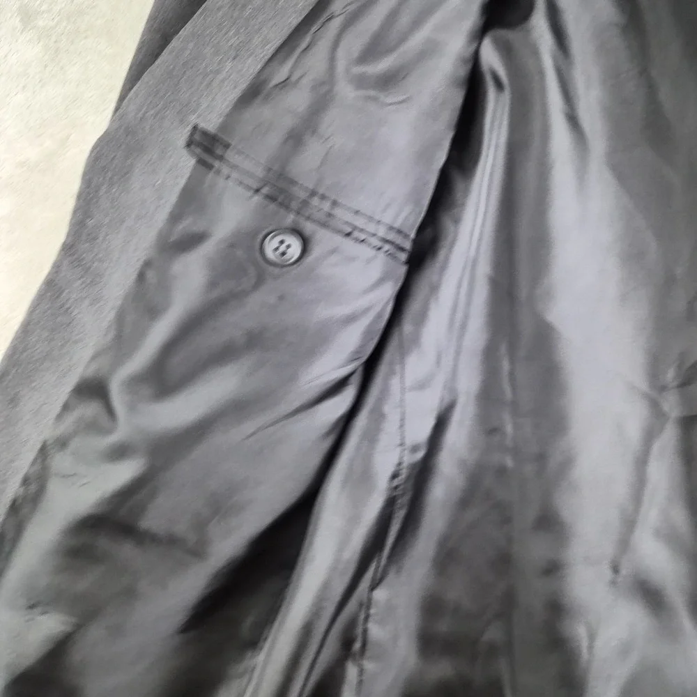 Asos Blazer Jacket Mens 42 Gray‎ Slim Fit Stretchy Slim Fit 2 Buttons Sport Coat